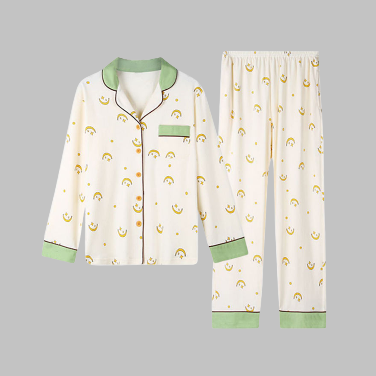Layered Cozy Long Sleeve Top And Trousers Lounge Set For Women | Serelune