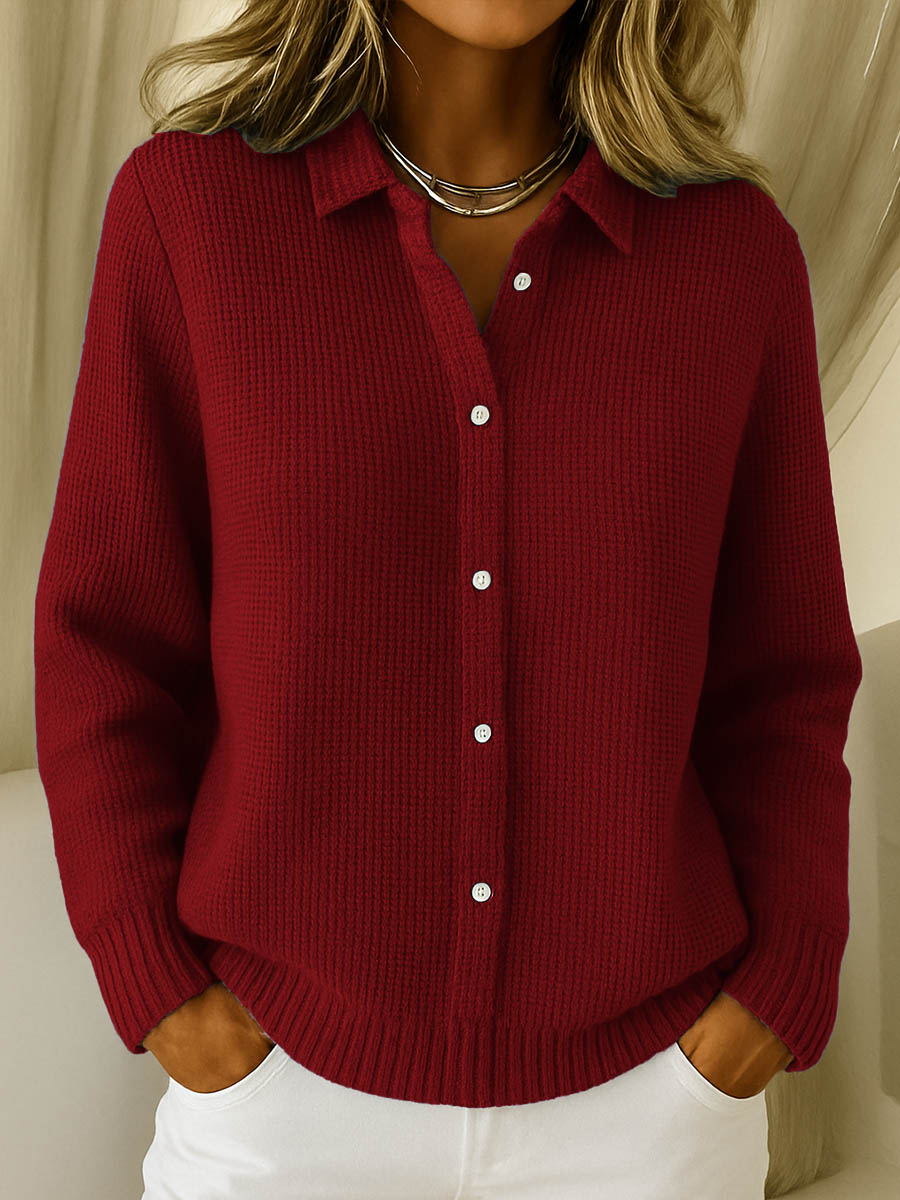 Misty Classic Button Front Cardigan For Women | Elodie