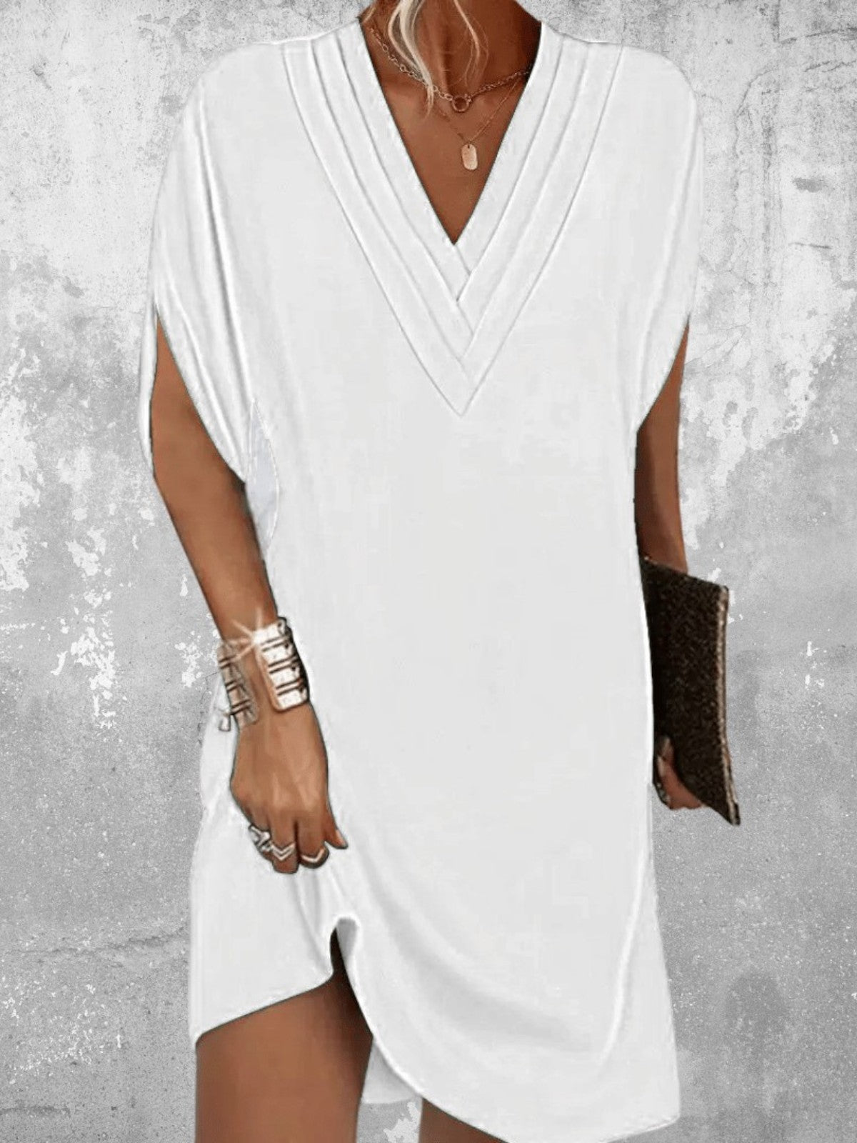 Cheerful Effortless elegance shift dress for women | Mia