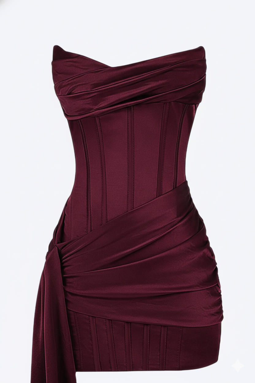 Victorian Elegant short evening dress for women | Valerios