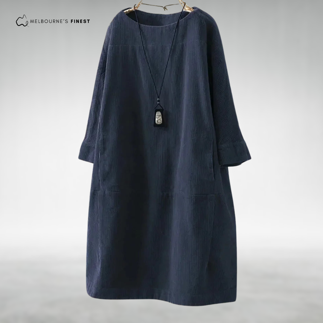 Royal Relaxed midi dress for women | Aria