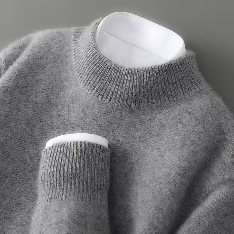 Silent Refined Mock Neck Sweater For Men | Rowan
