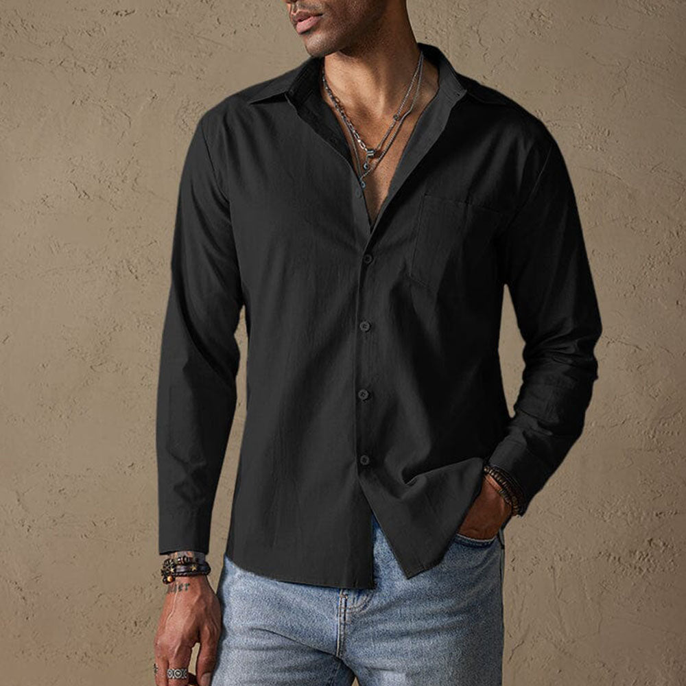 Morning Casual shirt with traditional collar for men | Matteo