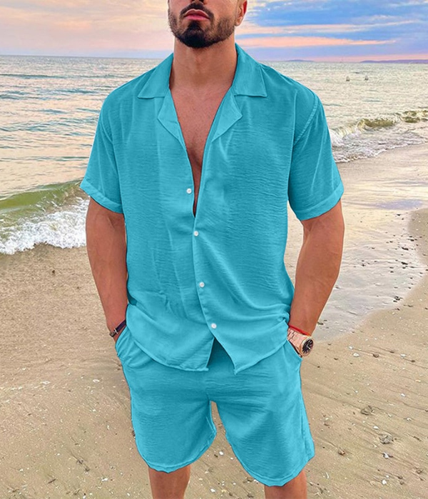 Sunrise Summer short sleeve set for men | Eden