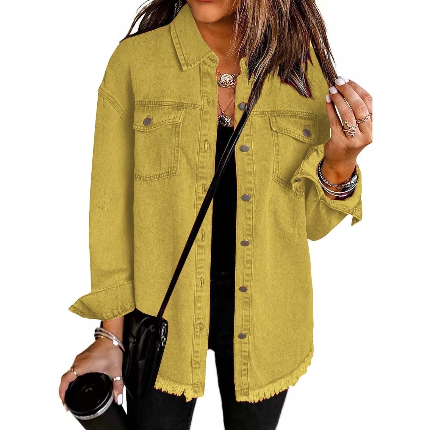 Supreme Relaxed Fit Denim Jacket For Women | Kalinda
