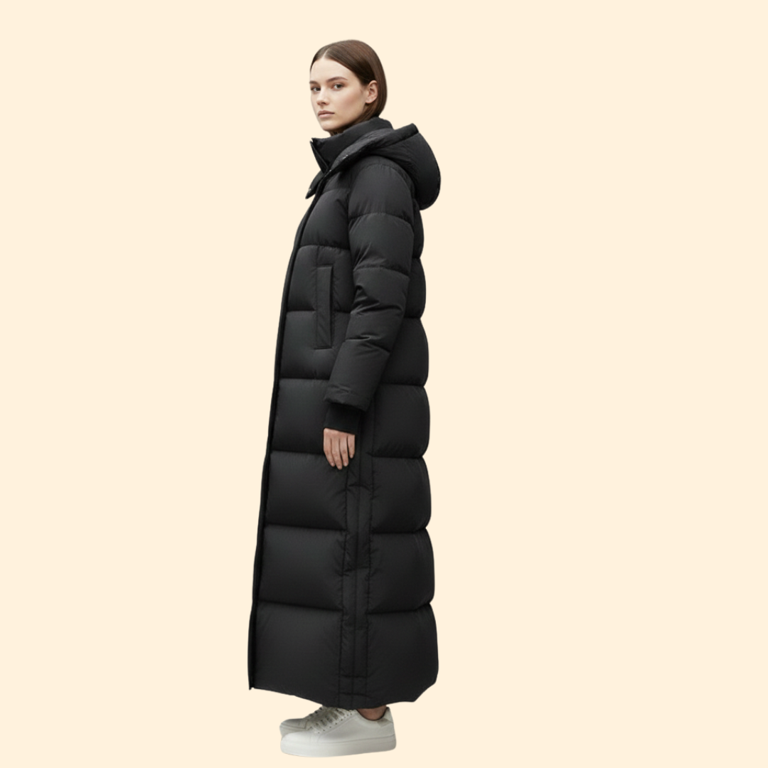 Exclusive Long Hooded Padded Parka For Women | Ariela
