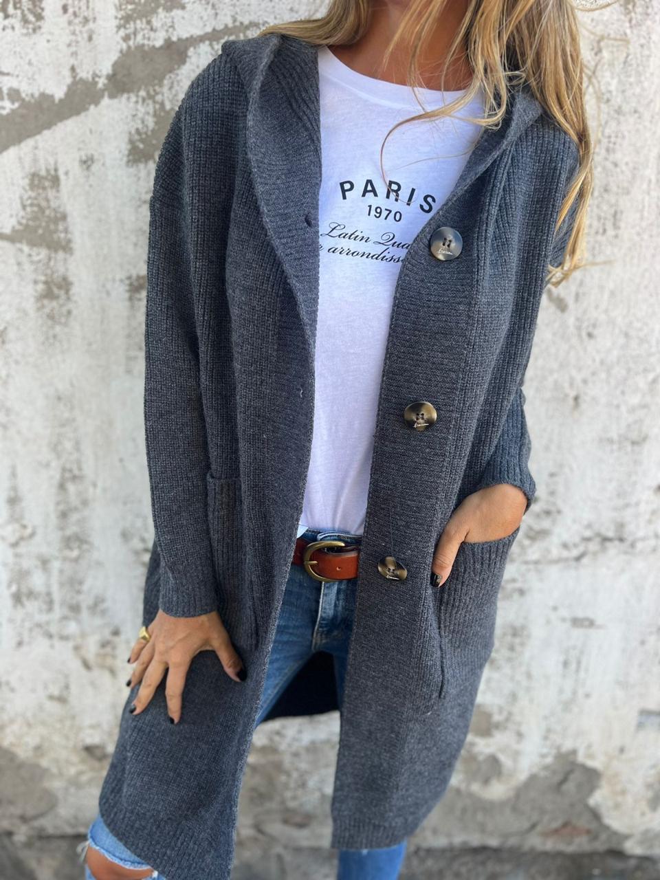 Discreet Chic Long Cardigan For Women | Mirevina
