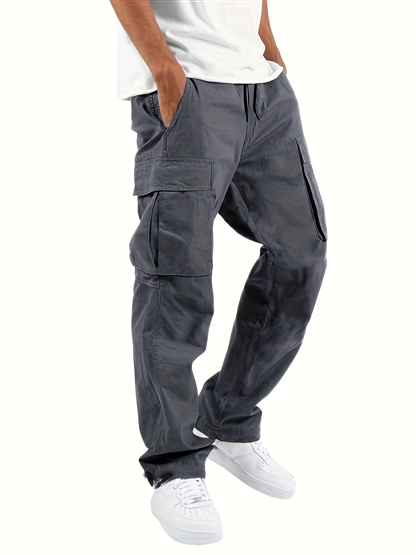 Cashmere Oversized cargo pants for men | Chris