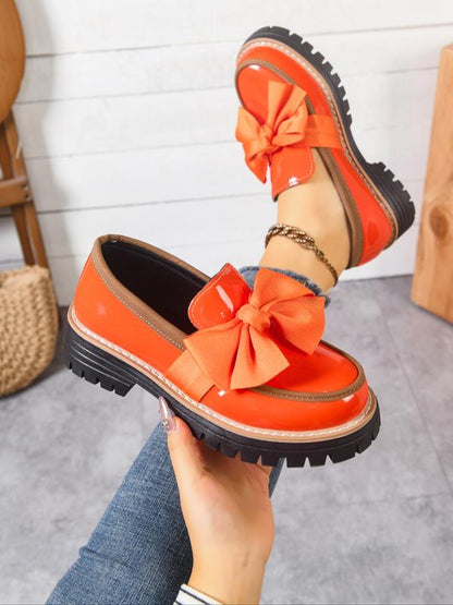 Murmured Artisan loafers with bow detail for women | Chelsea