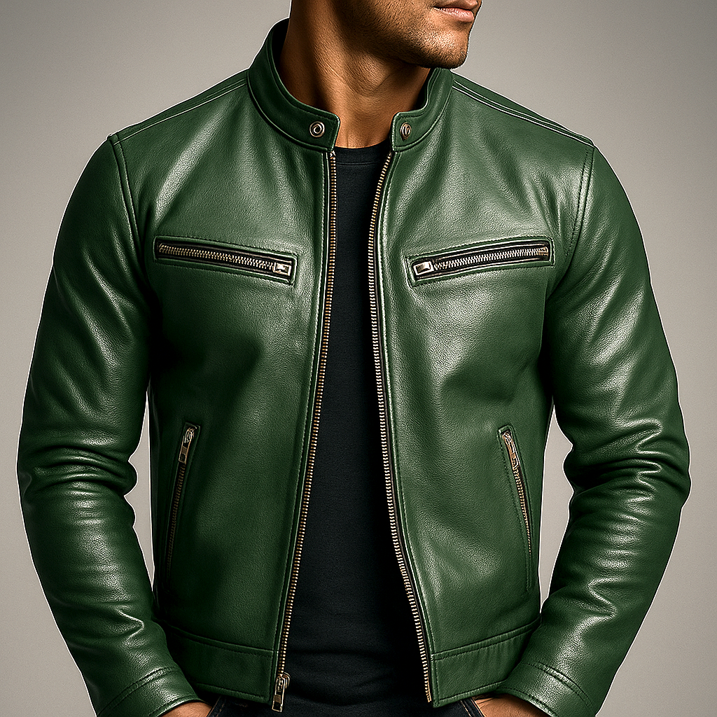 Endearing Vintage Style Zip-Up Jacket For Men | Camden