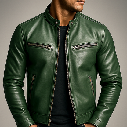 Endearing Vintage Style Zip-Up Jacket For Men | Camden