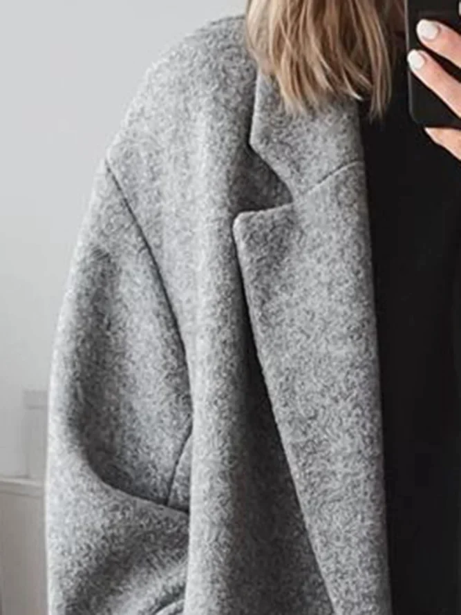 Evening Classic Long Overcoat For Women | Eleanor