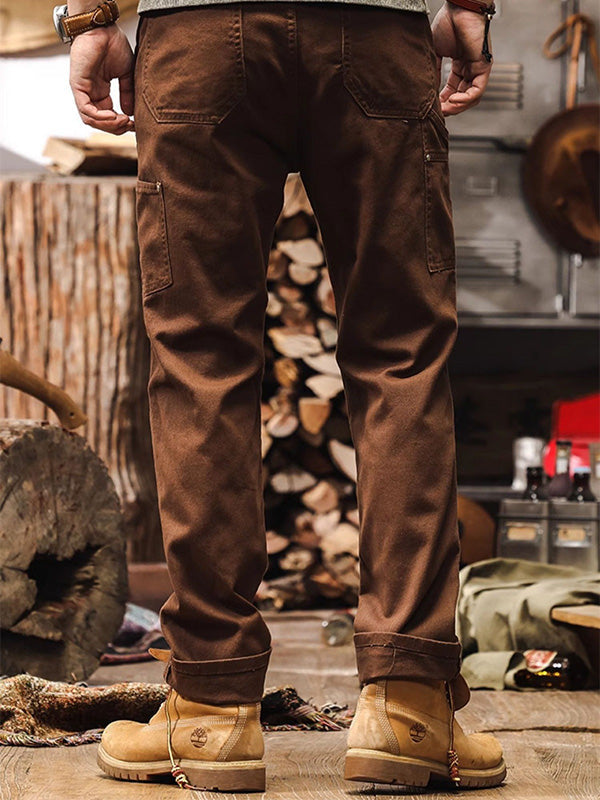 Kind Rugged Straight Leg Utility Trousers For Men | Beckett