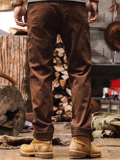 Kind Rugged Straight Leg Utility Trousers For Men | Beckett