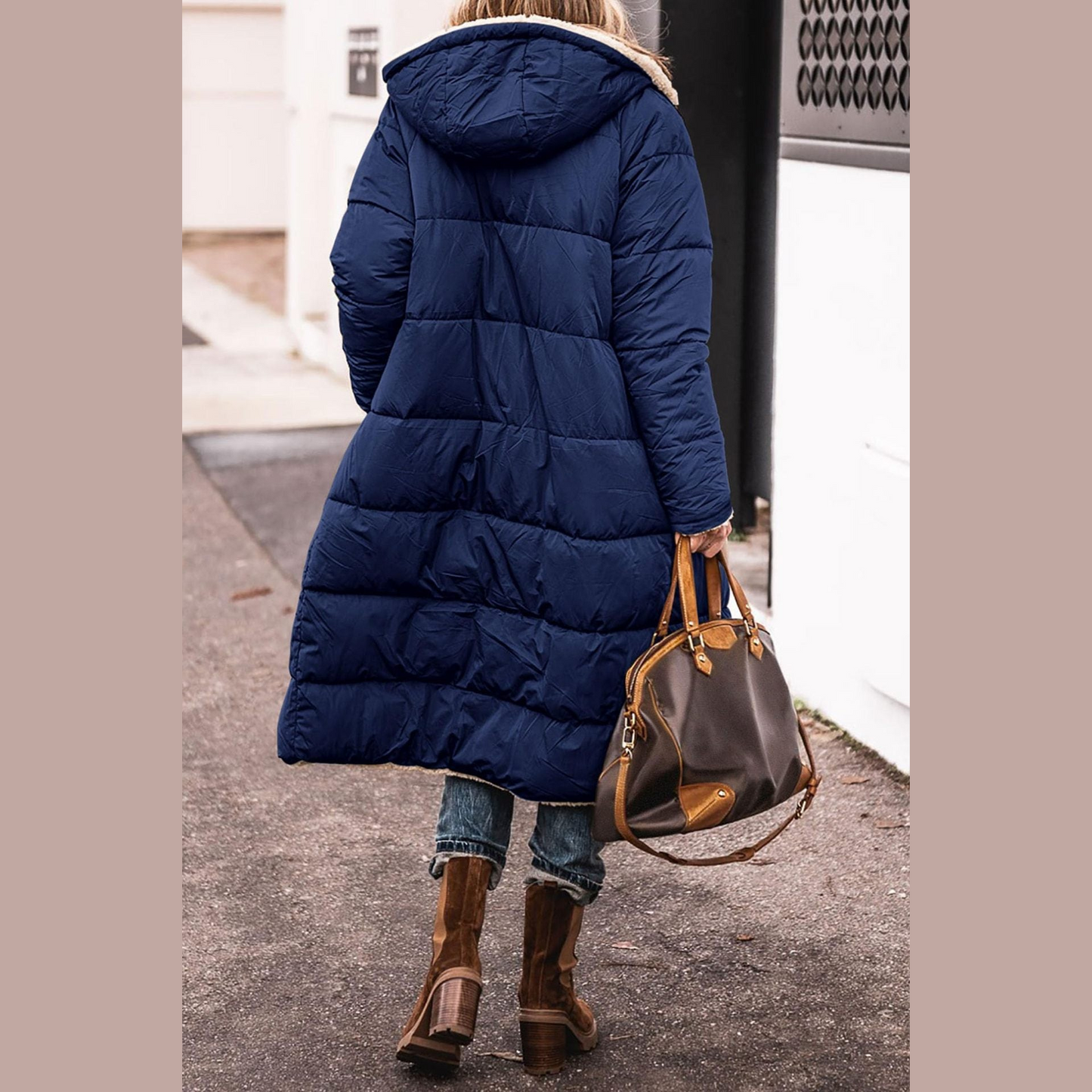 Editorial Long Reversible Coat For Women | Dona
