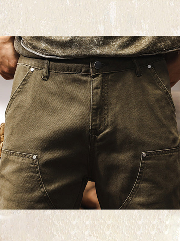 Kind Rugged Straight Leg Utility Trousers For Men | Beckett
