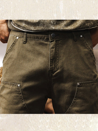 Kind Rugged Straight Leg Utility Trousers For Men | Beckett