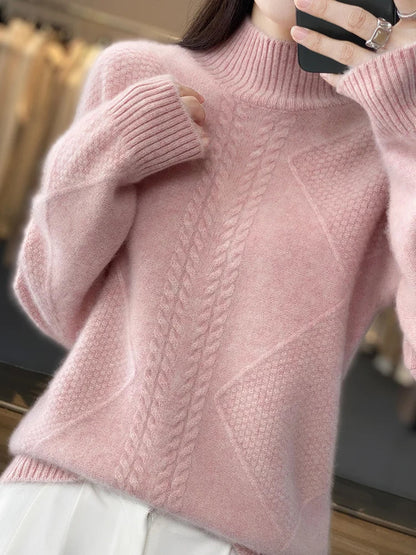 Hospitable Classic Turtleneck Sweater For Women | Evelina