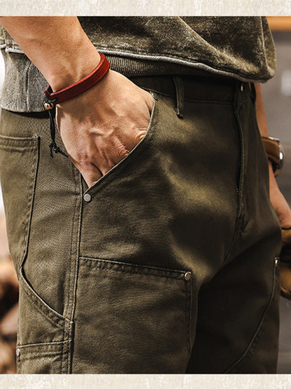 Kind Rugged Straight Leg Utility Trousers For Men | Beckett