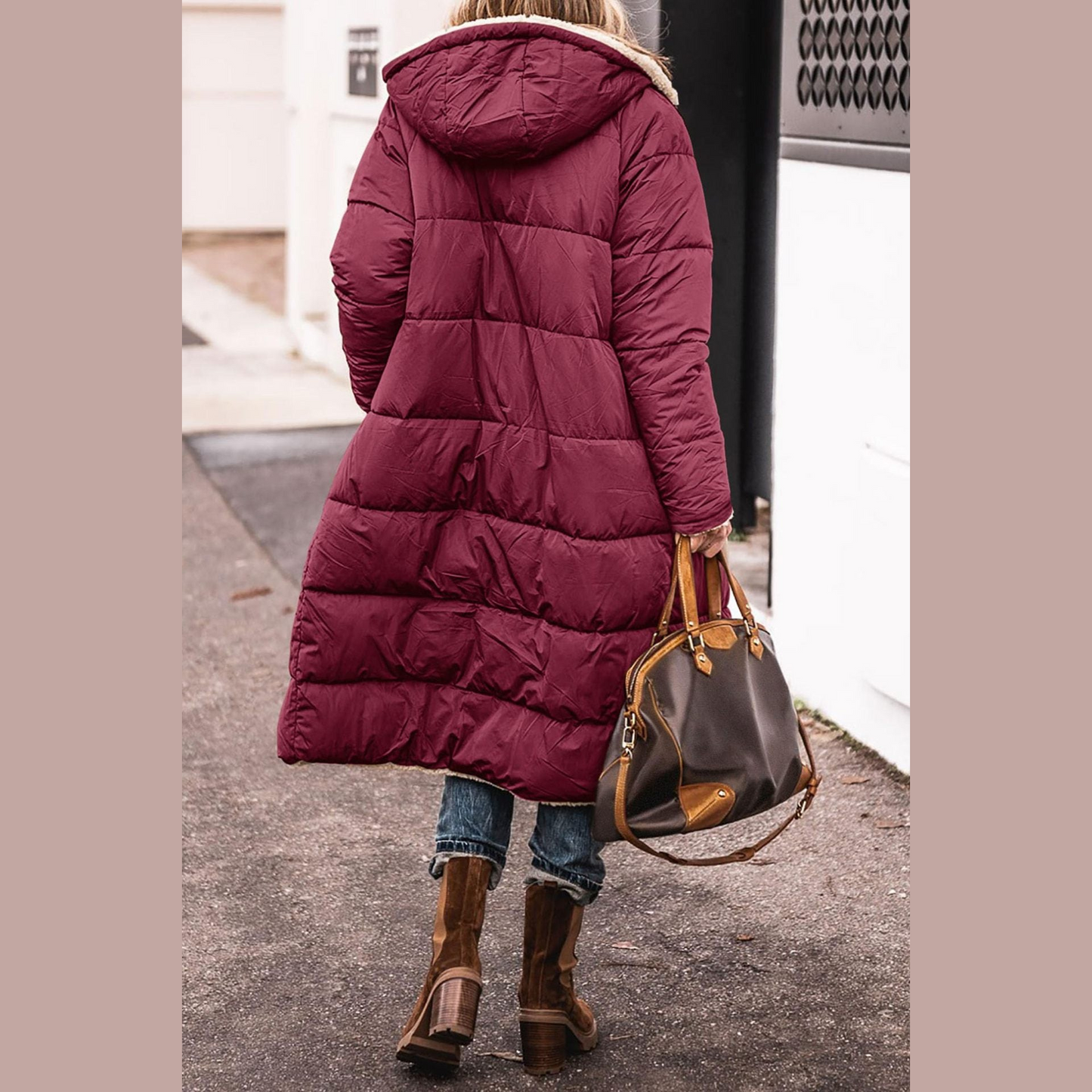 Editorial Long Reversible Coat For Women | Dona