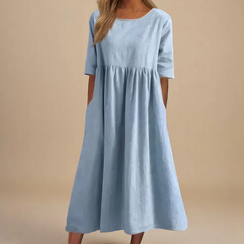 Velvety Flattering everyday dress for women | Marielle