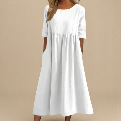 Velvety Flattering everyday dress for women | Marielle