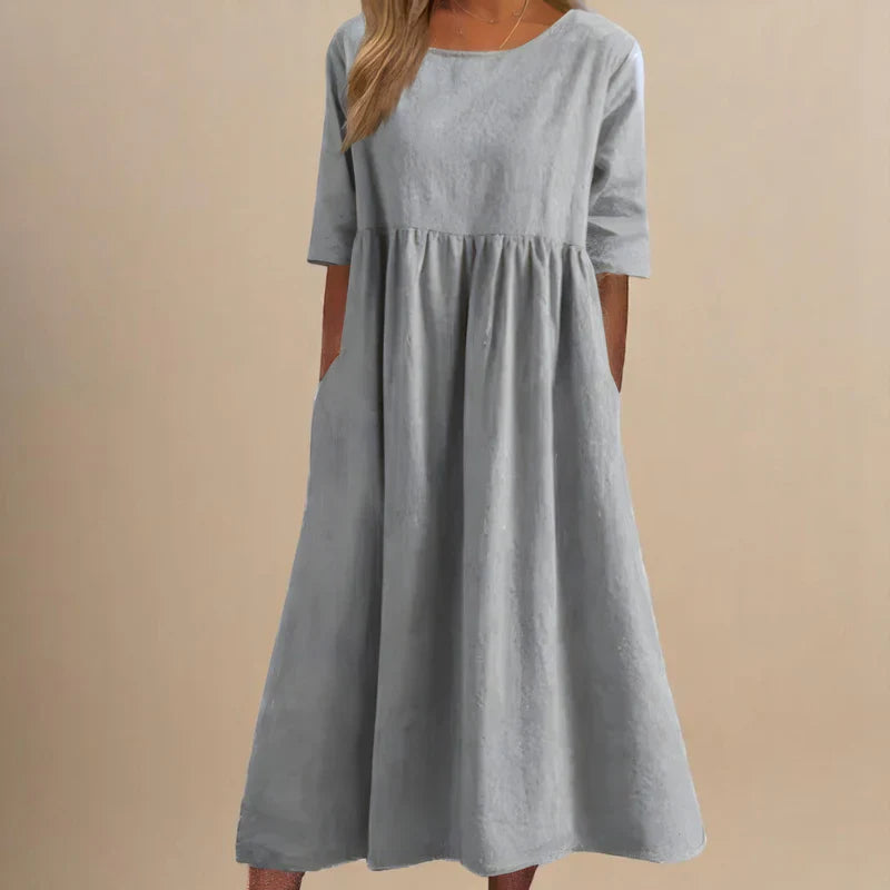 Velvety Flattering everyday dress for women | Marielle