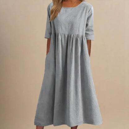 Velvety Flattering everyday dress for women | Marielle