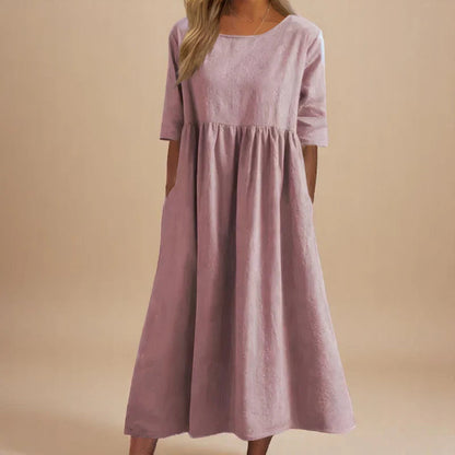 Velvety Flattering everyday dress for women | Marielle