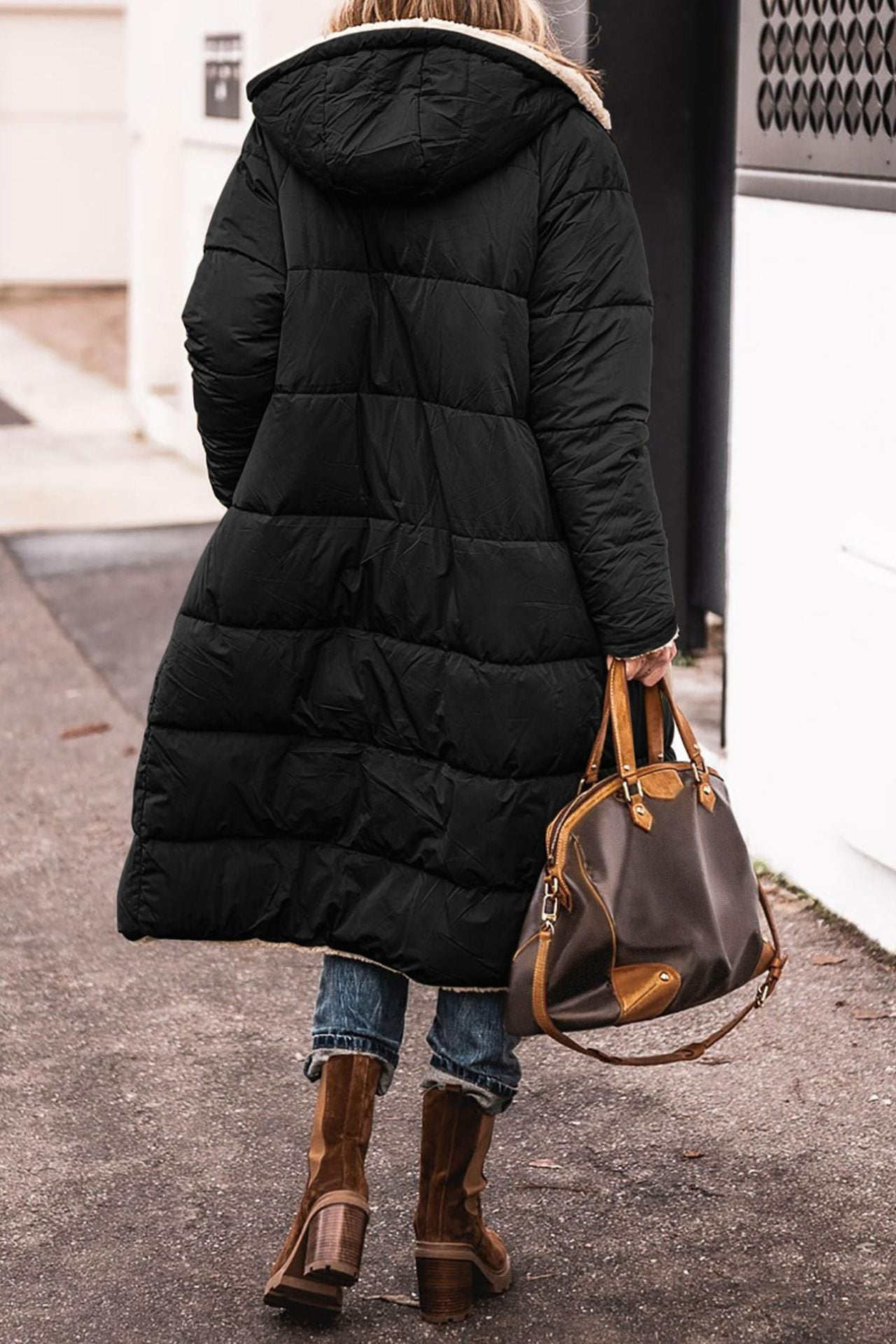 Antique Elegant Reversible Long Coat For Women | Elvie