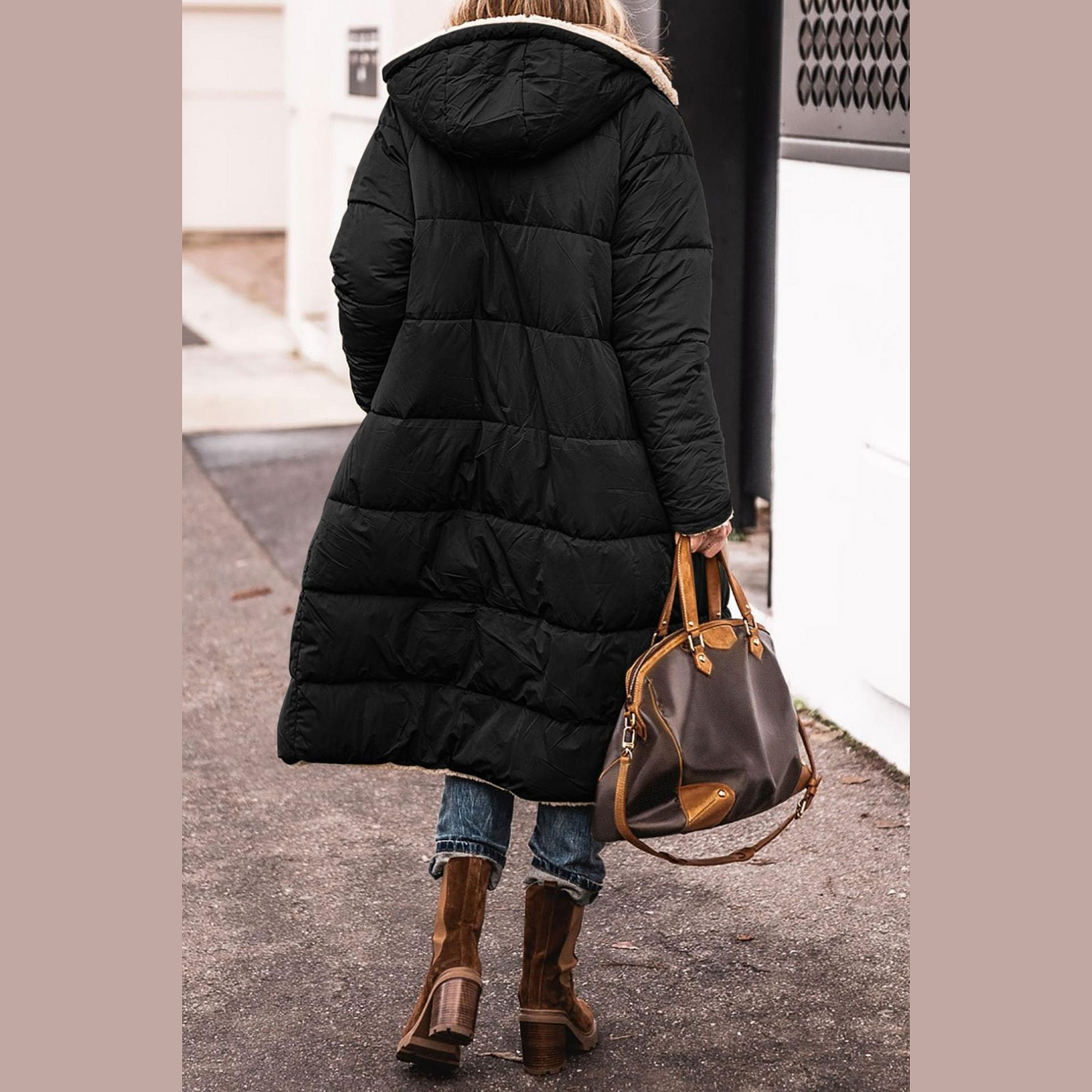 Editorial Long Reversible Coat For Women | Dona