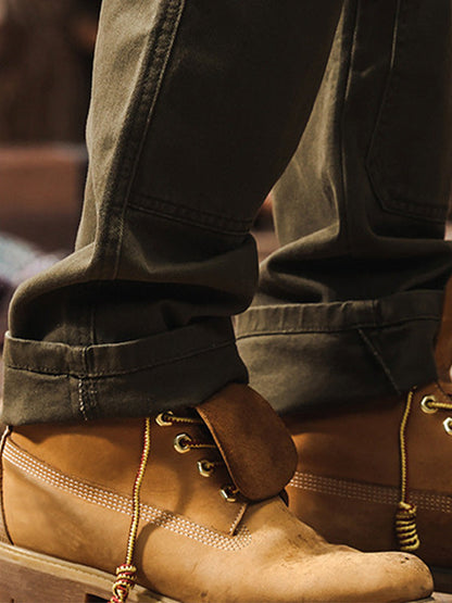 Kind Rugged Straight Leg Utility Trousers For Men | Beckett