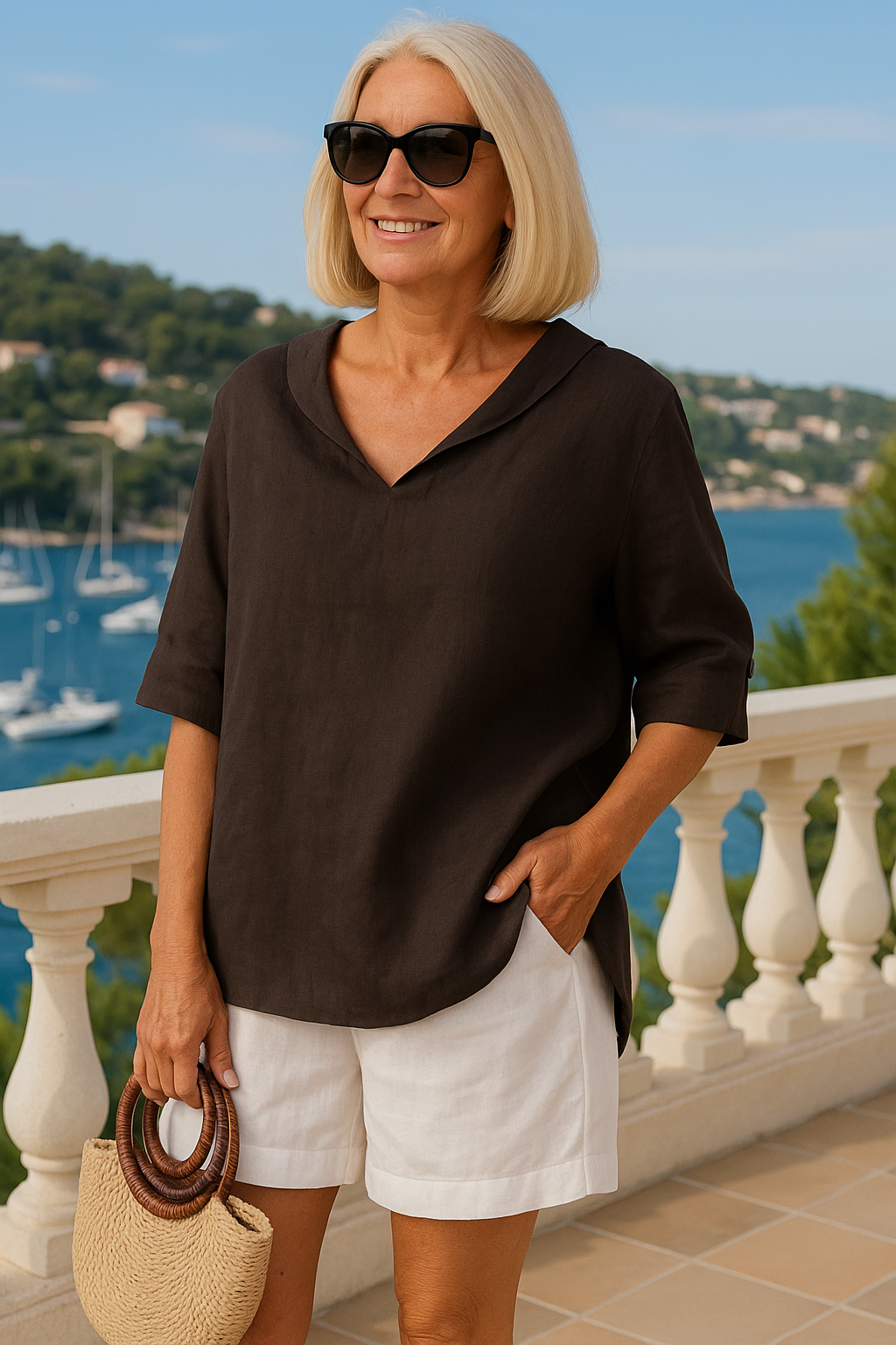Bright Effortlessly flattering blouse for women | Marena