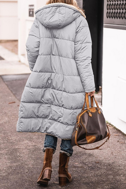 Antique Elegant Reversible Long Coat For Women | Elvie