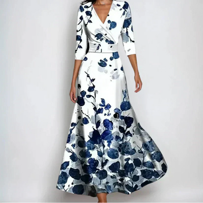 Trusted Floral dress with flowing silhouette for women | Emily