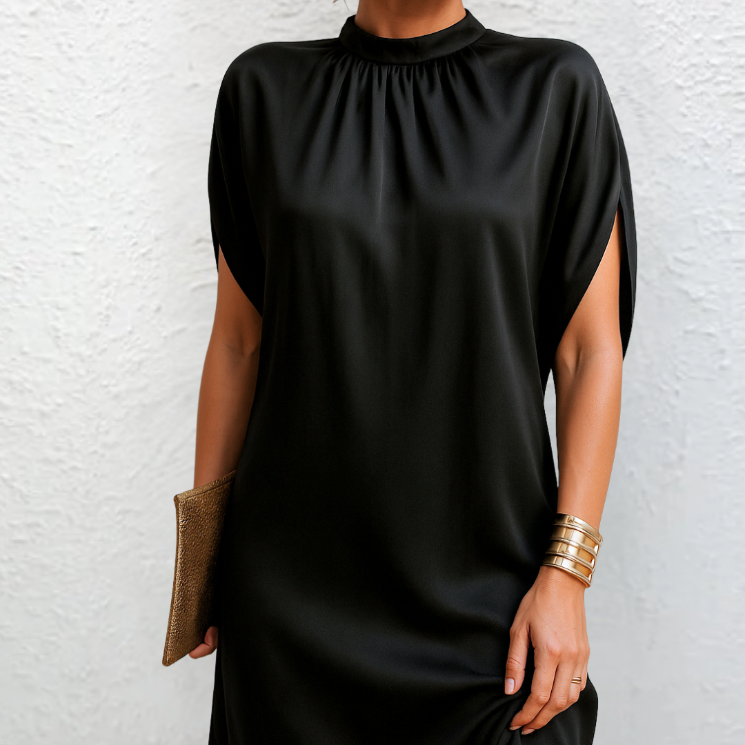 Confident Elegant Draped Midi Dress For Women | Elle
