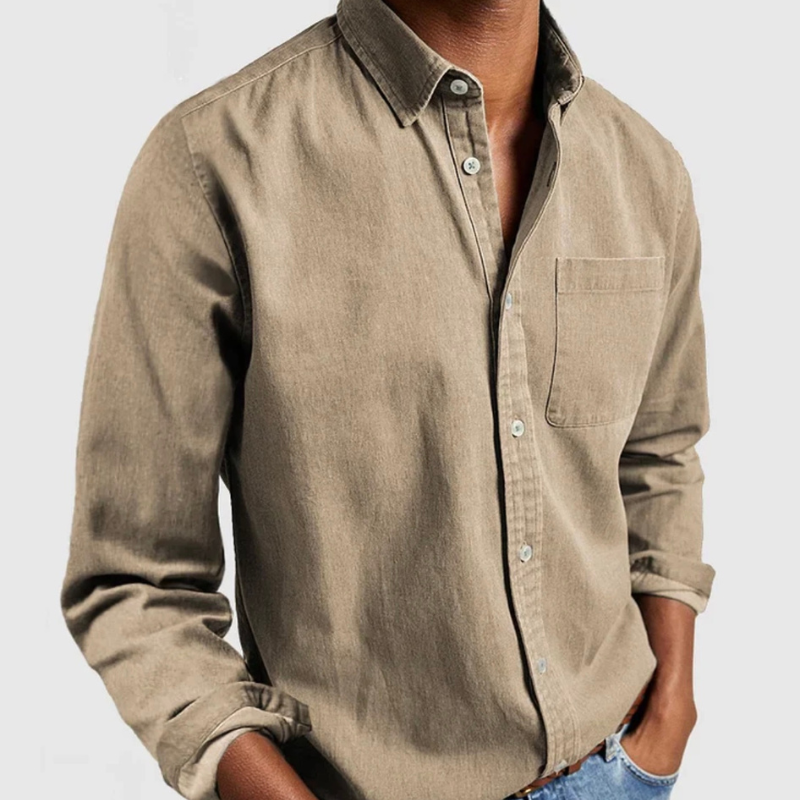 Spirited Classic Button Down Shirt For Men | Dorian