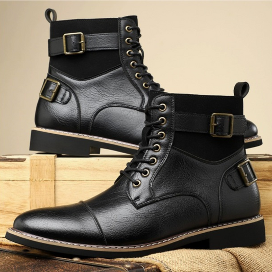 Rejuvenating Rugged zip boots with vintage-inspired silhouette for men | Xavier