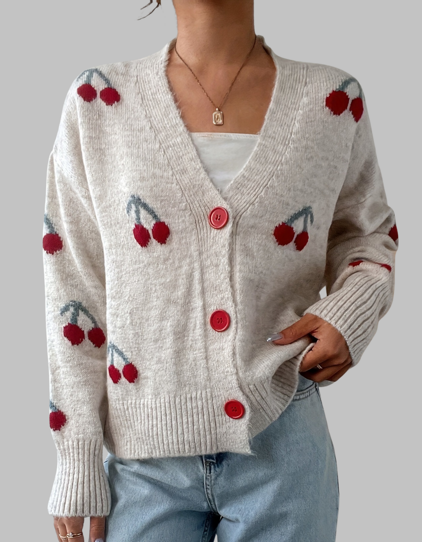 Chelsea Chic Button Front Long Sleeve Cardigan For Women | Mirelisse
