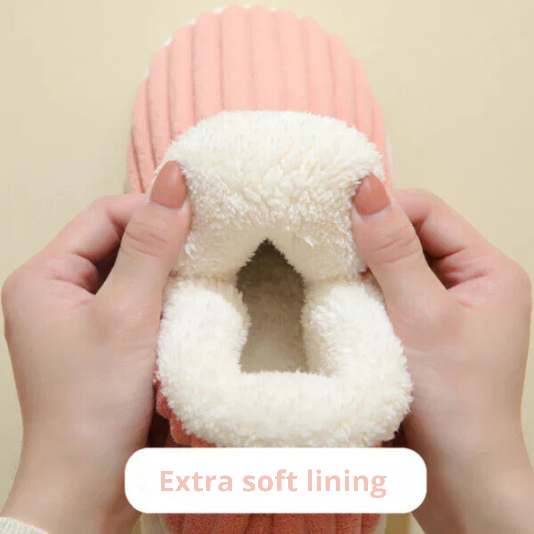 Calming Cozy slippers with supportive design for women | Warmsy