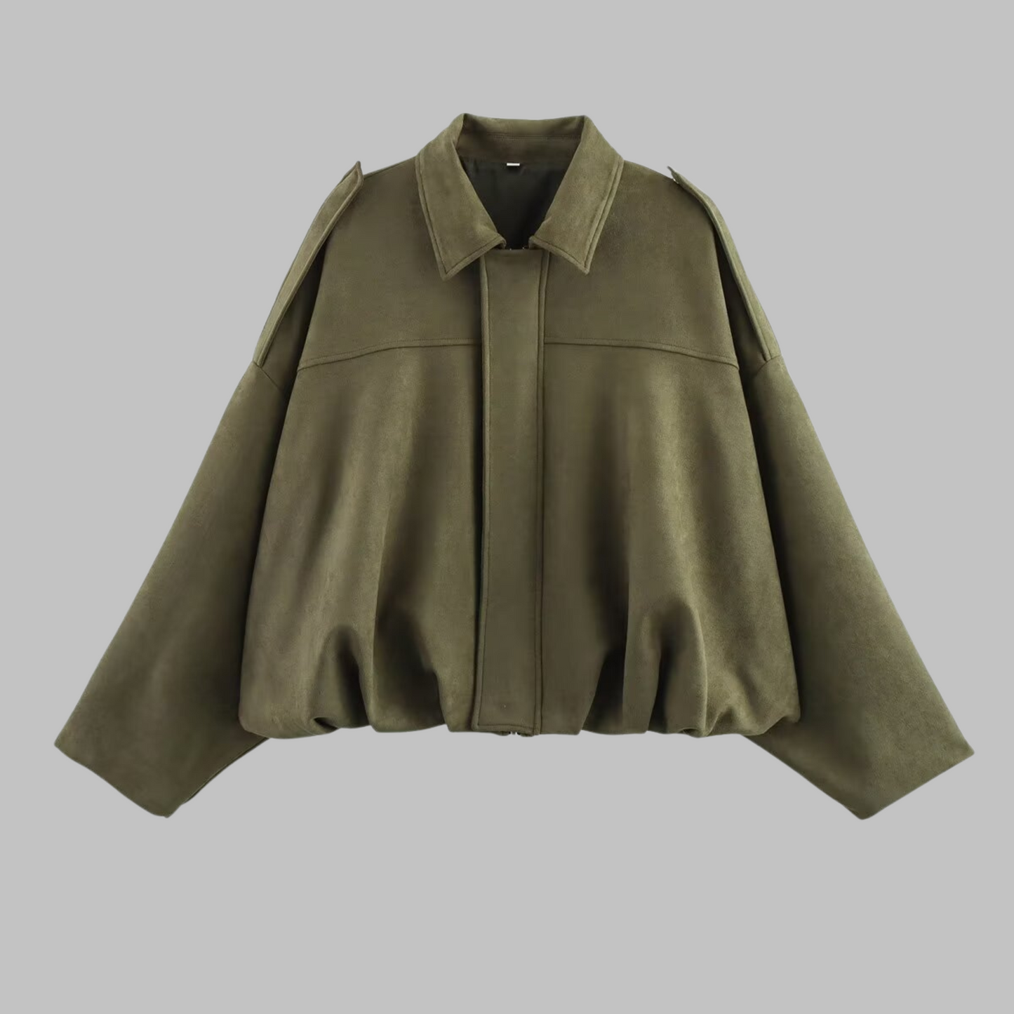 Stunning Loose Fit Military Style Jacket For Women | Calystrine