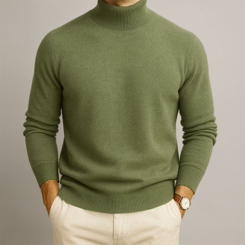 Engaging Classic Turtleneck Knit Sweater For Men | Rohan