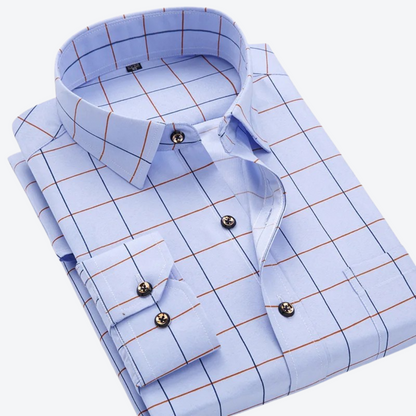 Ethereal Nautical Print Long Sleeve Shirt For Men | Marcellin