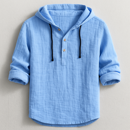 Effervescent Lightweight Hooded Shirt For Men | Caelum