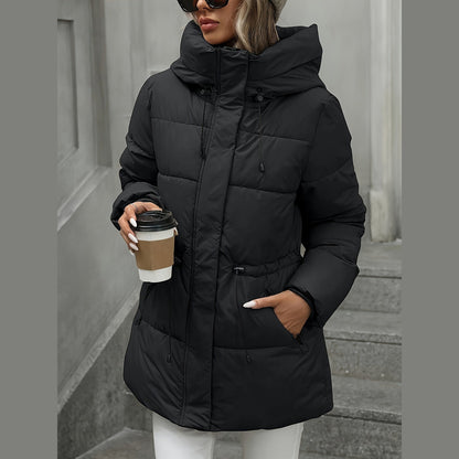 Stylish Oversized Hooded Puffer Jacket For Women | Celestine