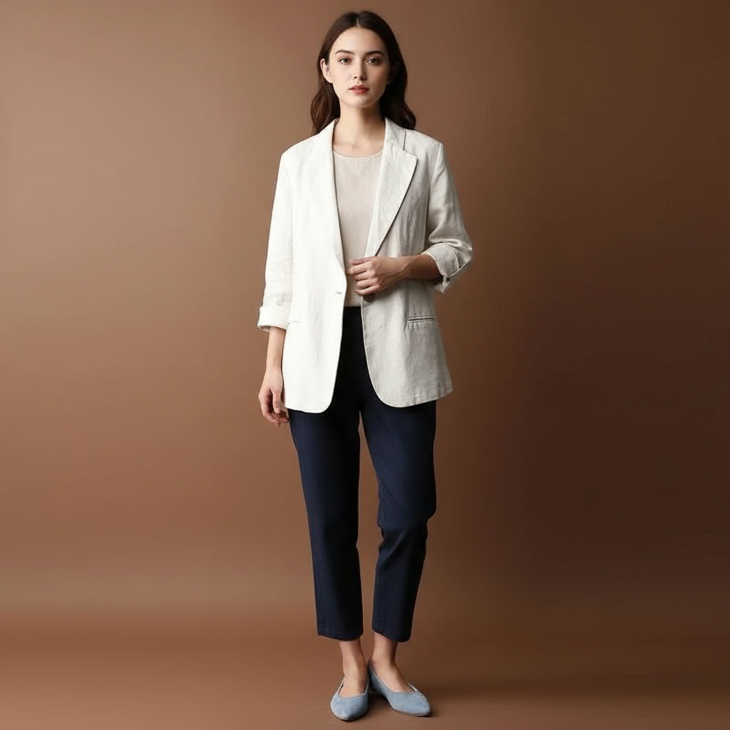 Enchanting Relaxed Tailored Blazer For Women | Marielle