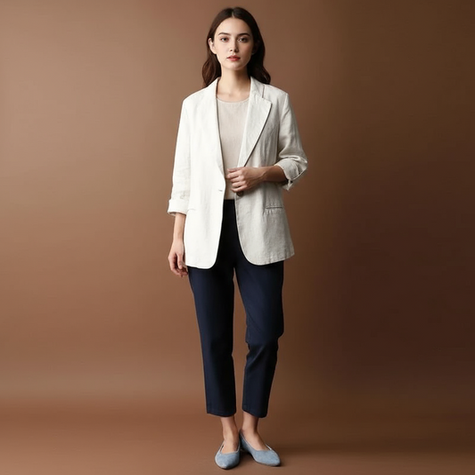 Enchanting Relaxed Tailored Blazer For Women | Marielle