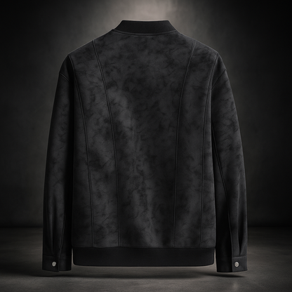 Textured Textured Bomber Jacket for Men | Hartwell