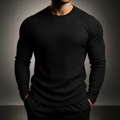Magnolia Slim Fit Ribbed Sweater for Men | Kieran