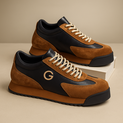 Uplifting Retro Style Lace Up Trainers For Men | Marco